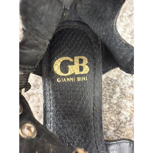 Gianni Bini Sz 8 Cheetah Animal Print Real Fur Calf Hair Sandals - Picture 8 of 10